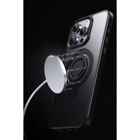 Joko Apple İphone 15 Pro Max Avatar 360 Dönen Magsafe Kapak - Titan Gri