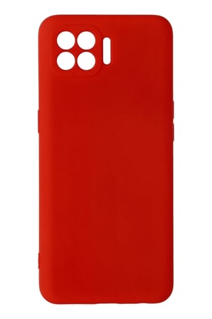Oppo Reno 4 Lite Kılıf Nano içi Kadife Silikon - Kırmızı
