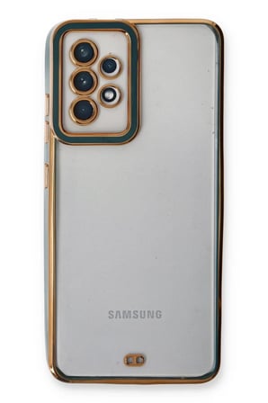 Samsung Galaxy A53 5G Kılıf Liva Lens Silikon - Yeşil
