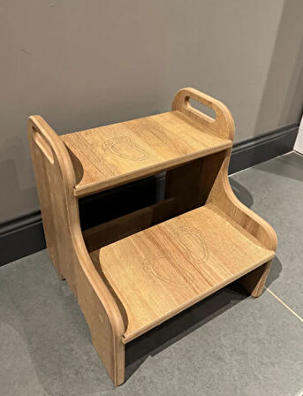 Montessori Basamak Tabure Çocuk Banyo Wc Lavabo Merdiven Yükseltici