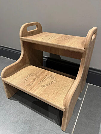 Montessori Basamak Tabure Çocuk Banyo Wc Lavabo Merdiven Yükseltici