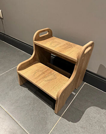 Montessori Basamak Tabure Çocuk Banyo Wc Lavabo Merdiven Yükseltici