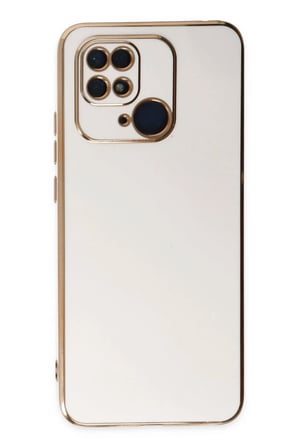 Xiaomi Redmi 10C Kılıf Volet Silikon - Beyaz