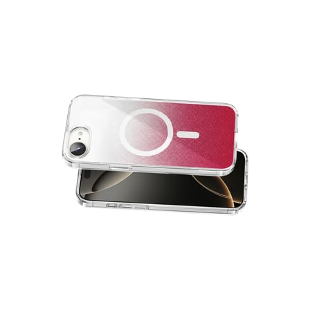 Onegif Apple İphone 17e Sora Simli Magsafe Kapak - Kırmızı
