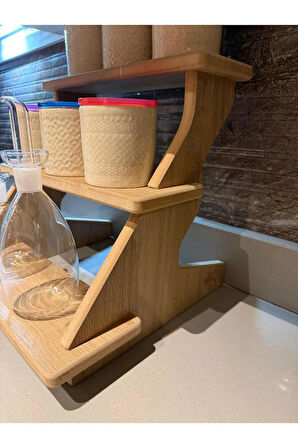 Lüx Baharatlık Stant, Modern Stand, fuar standı, 3 raflı tezgah üstü raf