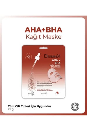 Yüz Bakım Kağıt Maske - AHA + BHA