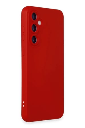 Samsung Galaxy S23 FE Kılıf Nano içi Kadife Silikon - Kırmızı