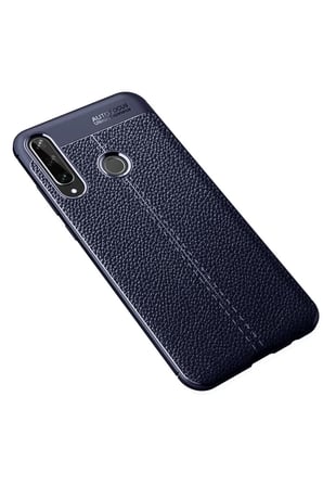 Huawei Y6P Kılıf Auto Focus Kapak - Lacivert