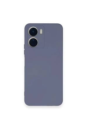Vivo Y16 Kılıf Nano içi Kadife Silikon - Gri
