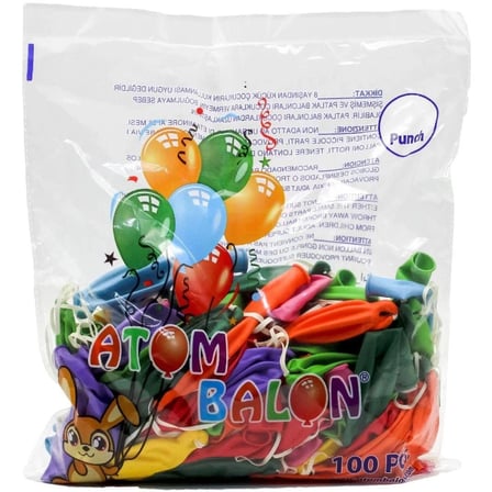 Lastikli Balon ( 100'lü)