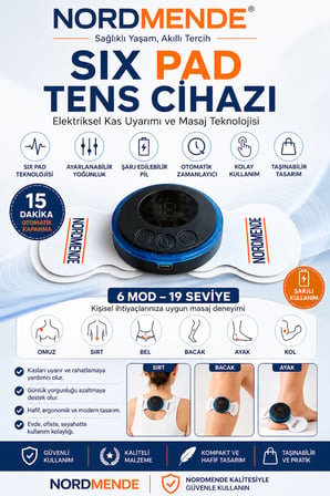 Kas Çalıştırma Six Ped Tens Cihazı
