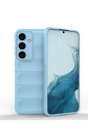 Samsung Galaxy S24 Kılıf Optimum Silikon - Sky Blue