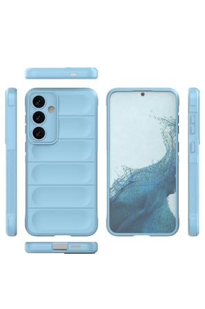 Samsung Galaxy S24 Kılıf Optimum Silikon - Sky Blue