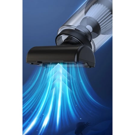 VC006 50W 4000 mAh Bataryalı Kablosuz Çok Fonksiyonlu Araç Süpürge - Siyah