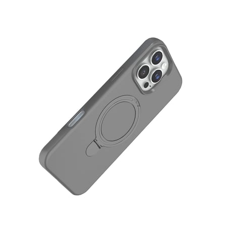 Apple İphone 16 Pro Max Regal Magsafe Standlı Kapak - Titan Gri