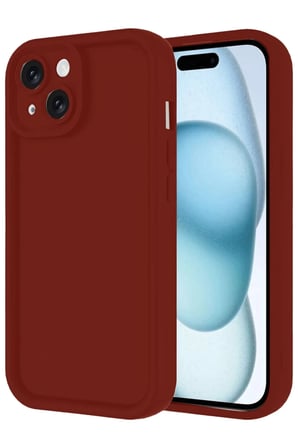 Apple iPhone 14 Kılıf Viera Silikon - Bordo