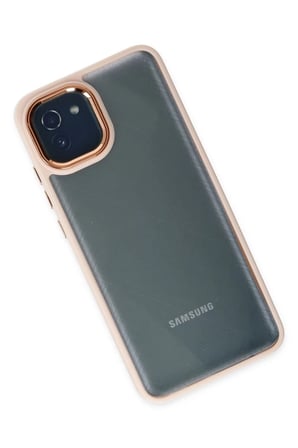 Samsung Galaxy A03 Kılıf Dora Kapak - Pudra