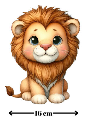 Sıcak Yuva Çocuk Odası Aslan Stickerı