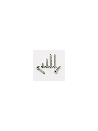 Akdeniz Sunta Vidası Yd 6,0X80 Yarım Diş Çinko 5 Paket