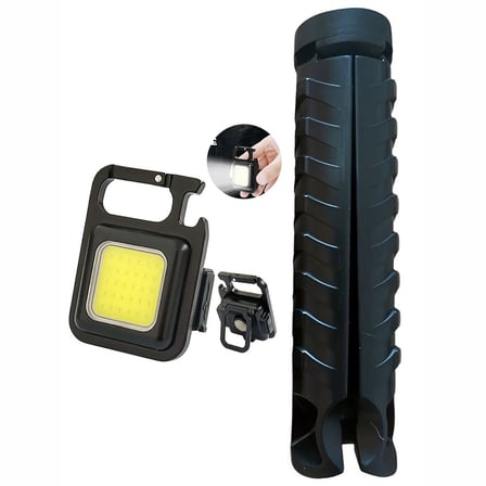 GS-465 Tripotlu USB Şarj Edilebilir Anahtarlık Fener