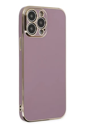 Apple iPhone 14 Pro Kılıf Volet Silikon - Mor
