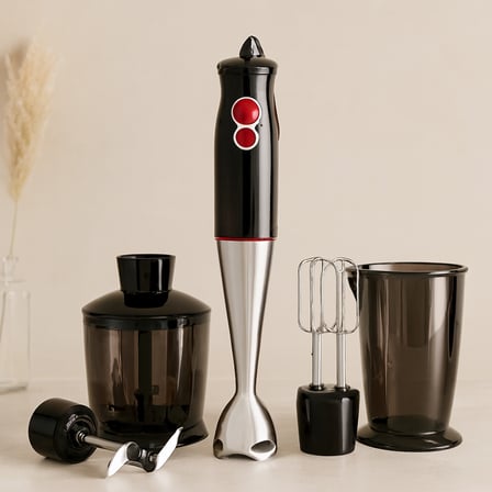 3'ü 1 Arada 1000W Blender Seti - Çelik Bıçaklı