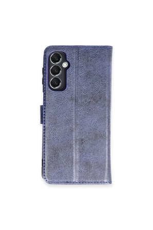 Samsung Galaxy M34 5G Kılıf Trend S Plus Kapaklı Kılıf - Lacivert