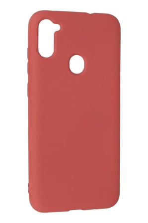 Samsung Galaxy A11 Kılıf Nano içi Kadife Silikon - Kiremit