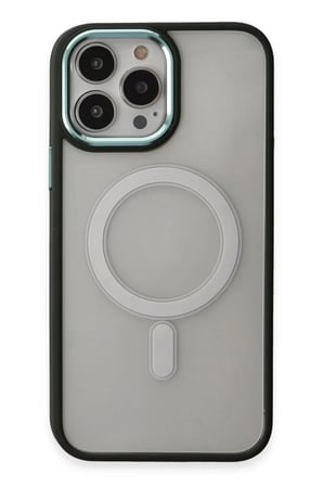 Apple iPhone 15 Pro Max Kılıf Room Magneticsafe Silikon - Köknar Yeşili