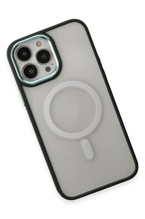 Apple iPhone 15 Pro Max Kılıf Room Magneticsafe Silikon - Köknar Yeşili