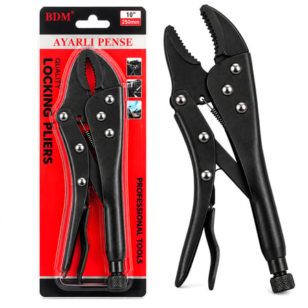 10 inç (250 mm) Kilitli Ayarlı Komple Metal Pense