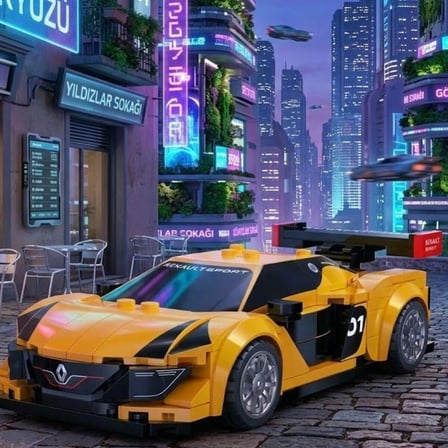 C51094W Cada Renault Sport Rs 0101 294 Parça Block Oyuncak