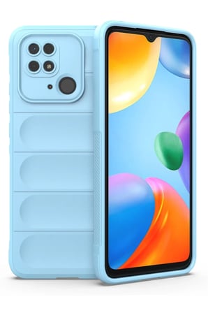 Xiaomi Redmi 10C Kılıf Optimum Silikon - Sky Blue