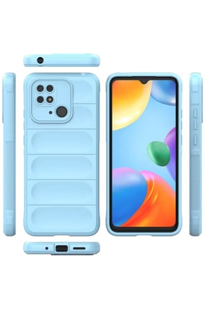 Xiaomi Redmi 10C Kılıf Optimum Silikon - Sky Blue