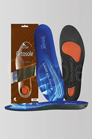 OS203 | Ark ve Jel Destekli Spor Tabanlığı, Çift Taraflı Kemer, Performans Ortopedik İç Tabanık