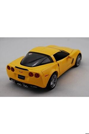 Chevrolet Corvette 2007 Model 1/24 Ölçek Diecast Model Araba