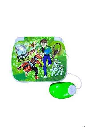 Ben 10 Eğitici Oyuncak Bilgisayar Oyuncak Laptop Türkçe İngilizce 100 Fonksiyonlu