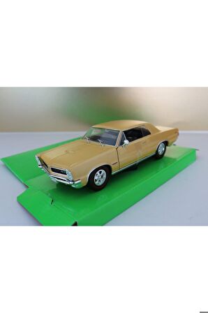 1/24 Ölçek 1965 Pontiac Gto Model Araba (sarı)