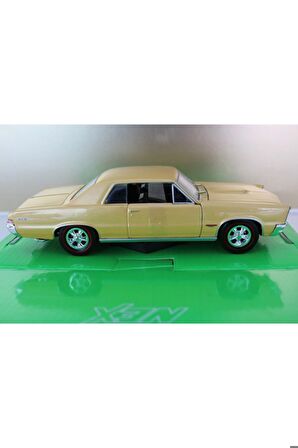 1/24 Ölçek 1965 Pontiac Gto Model Araba (sarı)