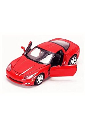 Chevrolet Corvette 2007 Model 1/24 Ölçek Diecast Model Araba