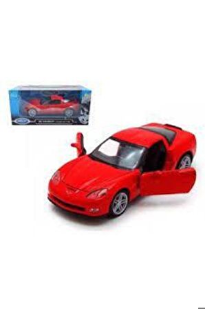 Chevrolet Corvette 2007 Model 1/24 Ölçek Diecast Model Araba