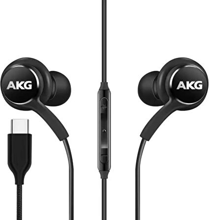 QASUL Xiaomi Galaxy S21 Ultra 5g Ve Galaxy S20 Ultra Uyumlu  TYPE- C Girişli Mikrofonlu Kulaklık Siyah