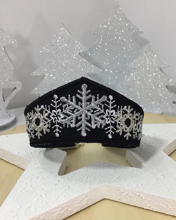 Snowqueen Sim Nakışlı Taç