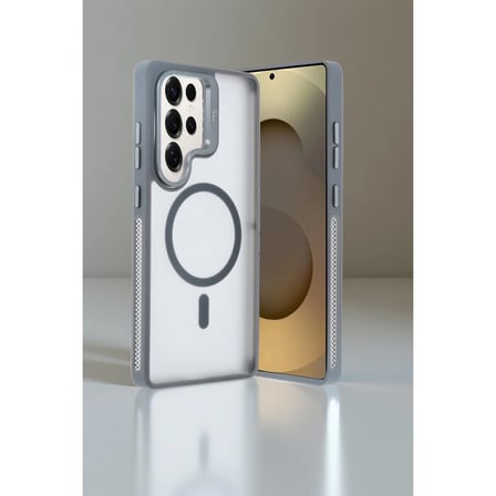 Galaxy S25 Ultra Flet Lens Magsafe Kapak - Koyu Yeşil