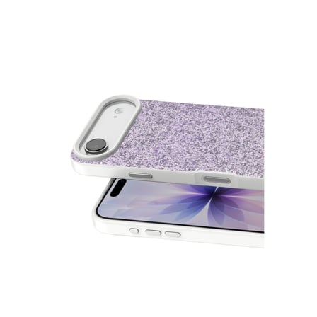 Onegif İphone 17 Air Bright Simli Kapak - Lila