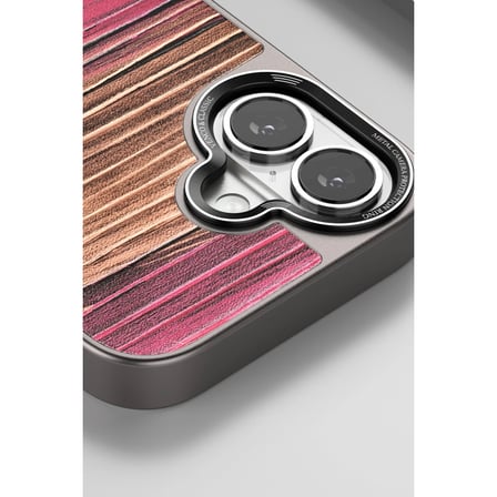 Venco İphone 16 Pro Max Wave Kapak - Koyu Kahve