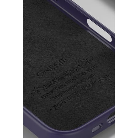 Onegif İphone 16 Bright Simli Kapak - Derin Mor
