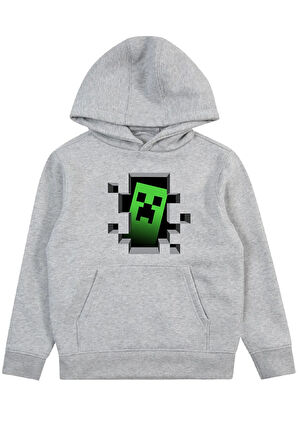 Erkek çocuk Mevsimlik Kapüşonlu Sweatshirt Hoodie 5 6 7 8 9 10 11 12 yaş Minecraft