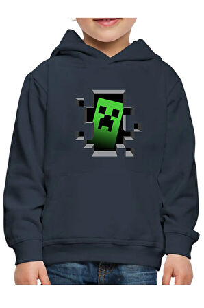 Erkek çocuk Mevsimlik Kapüşonlu Sweatshirt Hoodie 5 6 7 8 9 10 11 12 yaş Minecraft