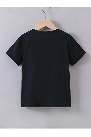 Pamuklu Kız Çocuk Lilo Baskılı Tshirt Tişört 5 6 7 8 9 10 11 12 13 14 yaş